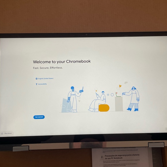 Asus 14 inch Chromebook Laptop - Picture 2 of 14